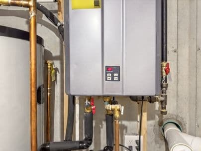 Tankless hot water heater