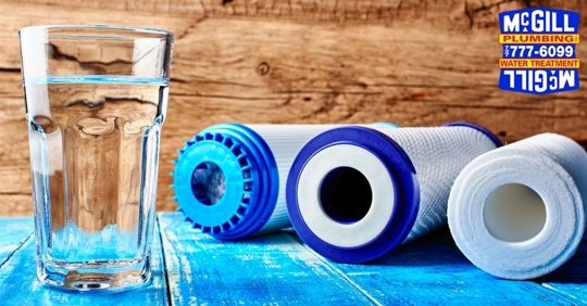 glass of water near filters