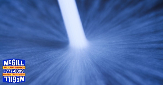 high pressure stream of water